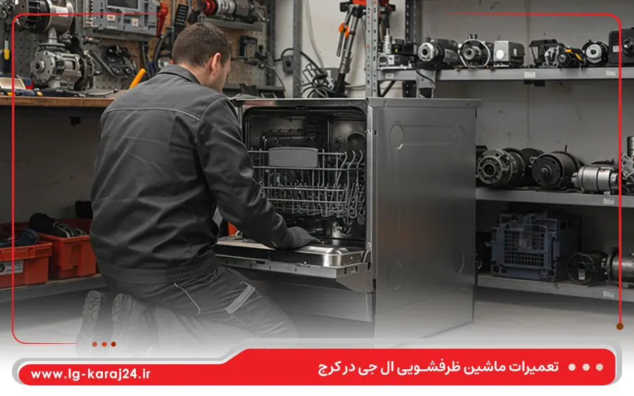 تعمیر ماشین ظرفشویی ایستاده ال جی در کرج